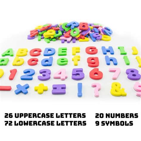 Magnetic Letters And Numbers For Toddlers Premium Set Of 127 Alphabet