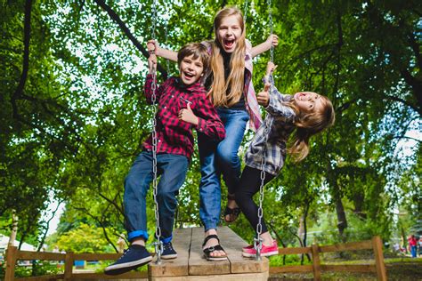 Children Playing In Park