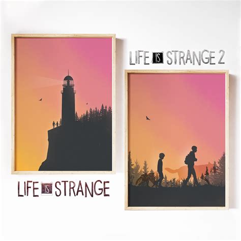 Life Is Strange Prints Chloe And Max Sean And Daniel Etsy