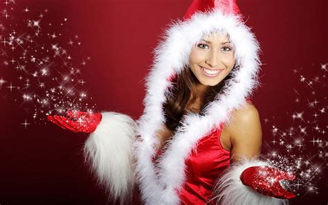 sexy at christmas time model sexy christmas time sexy santa hd wallpaper peakpx