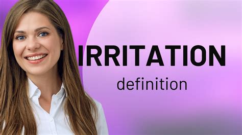 Irritation What Is IRRITATION Meaning YouTube