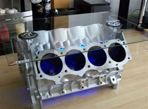 Top is tempered glass and comes off with 4 screws. V8 Engine Block Coffee Tables,Custom. $600.00, via Etsy. | Automotive furniture, Cool furniture ...
