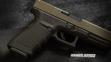 Glock 20sf Gen 3 Od Green Pistol Fde Slide Cerakote Services