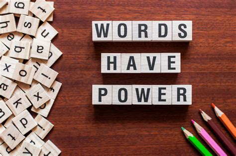 Words Carry Power Words Power S Word