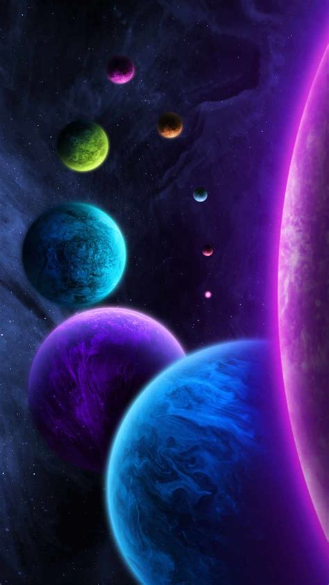 Colorful Planets Iphone Wallpaper Iphone Wallpapers Iphone Wallpapers