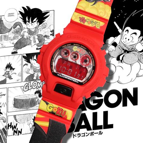In the 3 o'clock position, there is a z motif. G-Shock DW-6900 Goku Kid, Son Goku Digital Watch | Goku Watch | DBZ Dragon Ball Watch | Anime ...