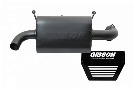 Gibson Performance Black Single Exhaust For 16 20 Polaris Rzr Xp Turbo