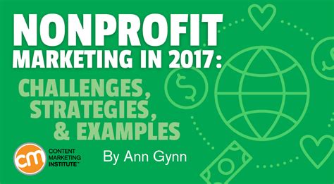 Nonprofit Marketing 2017 Challenges Strategies And Examples