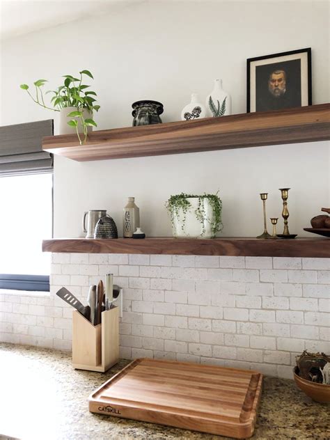 20 Wood Floating Shelf Kitchen