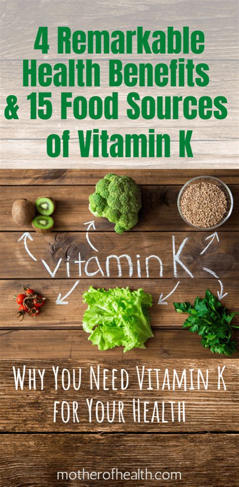 4 Remarkable Health Benefits And 15 Food Sources Of Vitamin K Mother