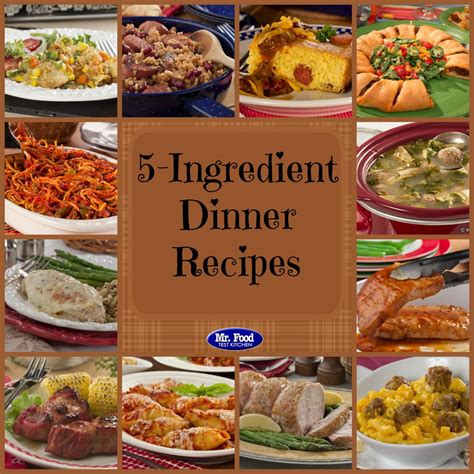 5 ingredient recipes 39 simple 5 ingredient dinners