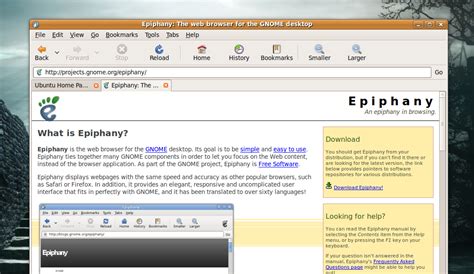 Tuxarena Blog Epiphany Gnome Web Browser Review