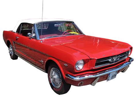 Red Ford Mustang Transparent Background Png Mart