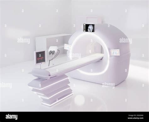 Multi Detector Ct Scanner Or Computed Tomography In Ct Scan Room With