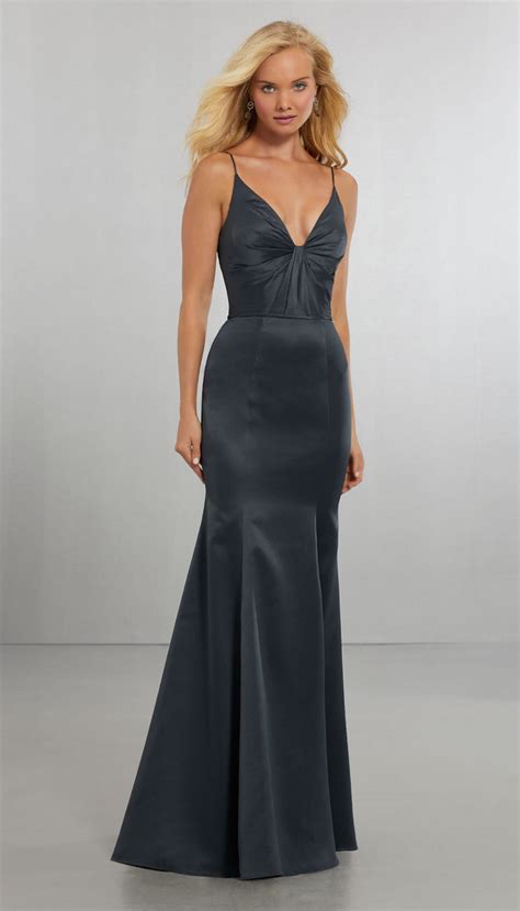 Morilee Satin Fit And Flare 21569 Bridesmaid Dress Wedding Shoppe