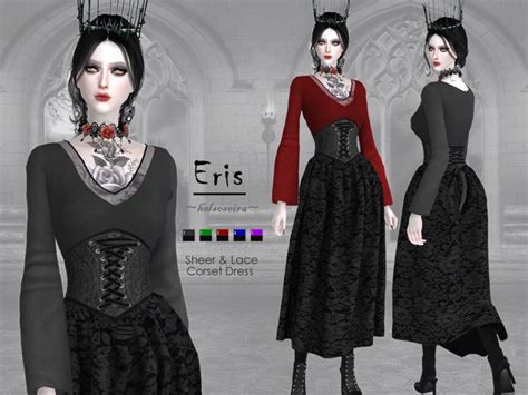 The Sims Resource Eris Corset Long Dress