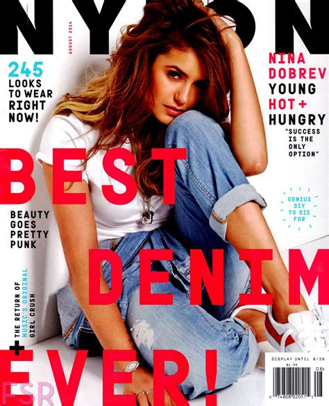 Nina Dobrev Nylon Magazine August 2014 Issue Celebmafia