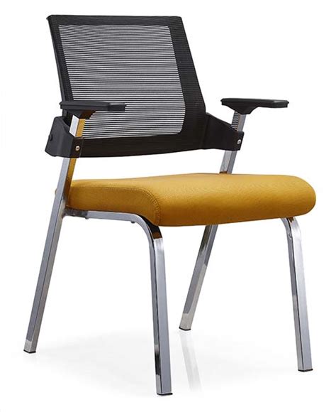 This office chair features a sleek faux leather seat with a modern touch to conference rooms and cool corner offices. office chair conference chair without wheels executive ...