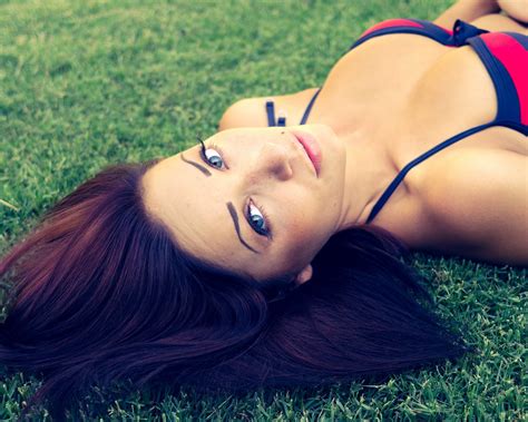 brunettes women bikini blue eyes outdoors lying down faces sierra love wallpapers hd