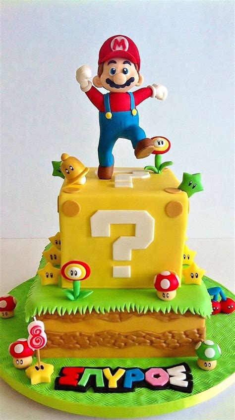 Peach's birthday cake is princess peach's board in mario party. Some Super Mario Cake / Super Mario Cake ideas