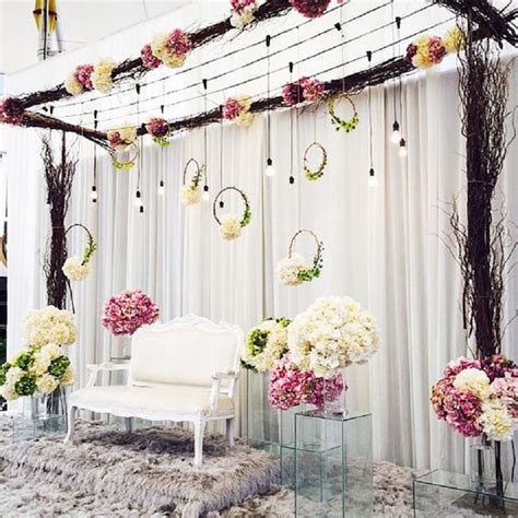 Simple Wedding Stage Decorations