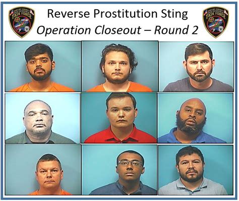 More Accused ‘johns Busted In Us 280 Reverse Prostitution Sting