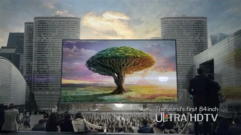 The World First 84 Inch Ultra Hd Tv Youtube