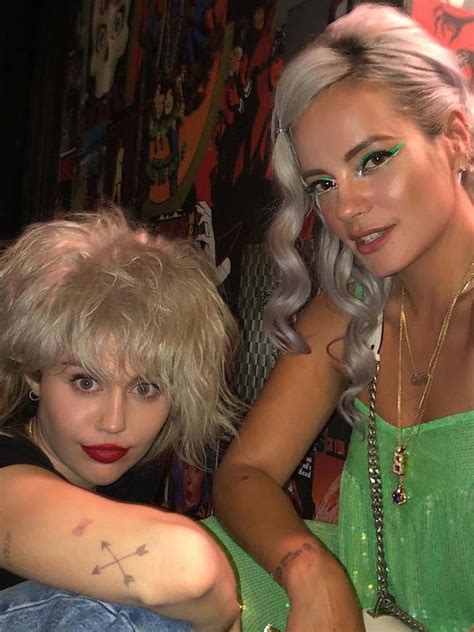 Lily Allen Blames Miley Cyrus Tour For Cheating Taking Speed And Going