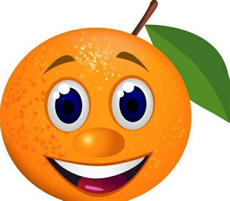 Pin By Saja Khalid On Α φ Funny Fruit Fruit Cartoon Orange Fruit