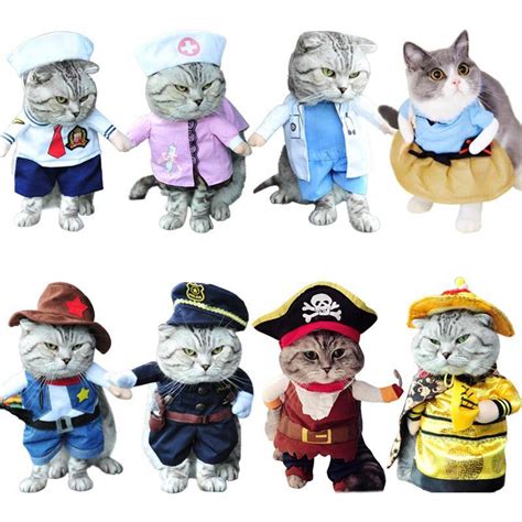 Funny Cat Clothes Pirate Suit Clothes For Cat Costume Clothing Corsair