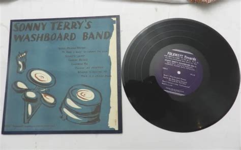 10and 33 Rpm Sonny Terry Sonny Terrys Washboard Band Folkways 1955