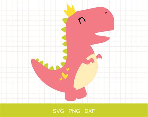 Baby Dinosaur Svg Svg Files For Cricut Girl Dinosaur Etsy