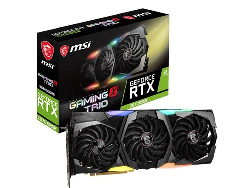 The nvidia rtx 2070 graphics card is another amazing product for the best rtx 2070 super graphics cards and it comes with more cuda cores when compared to its predecessor which takes up to 2,560. Buy MSI GeForce RTX 2070 SUPER GAMING X TRIO Graphics Card online in Pakistan - Tejar.pk