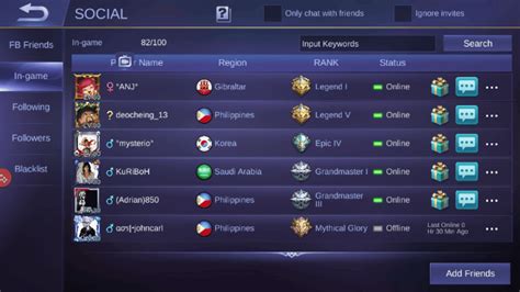 How To Block And Unblock Friends In Mobile Legends Gameophobic