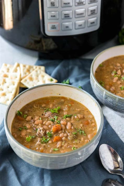 Instant Pot Navy Bean Soup Wholesome Made Easy