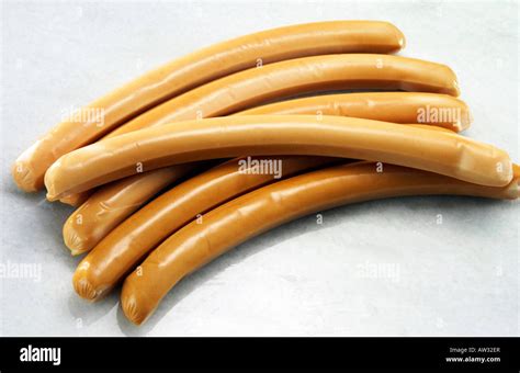 A Foot Long Sausages Stock Photo Alamy