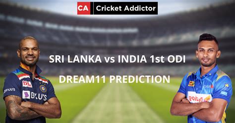 Sl Vs Ind Dream11 Prediction Fantasy Cricket Tips Playing Xi Pitch