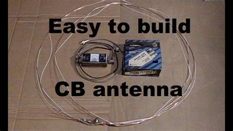 Cb Radio Indoor Dipole Antenna How To Diy Youtube