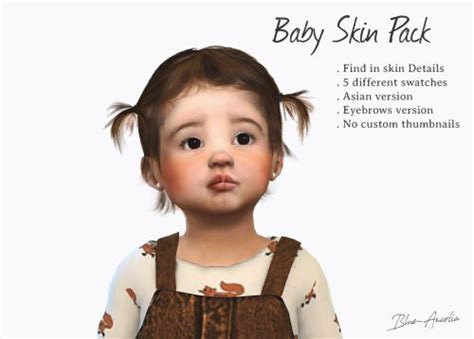 Sims 4 More Realistic Baby Skin Spherehon