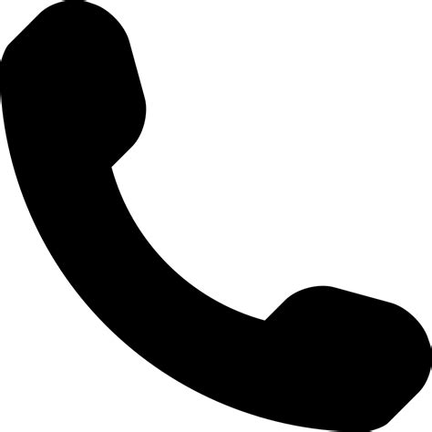 Phone Call Auricular Symbol In Black Svg Png Icon Free Download (#18142 ...