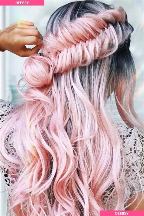 70 Rc Charming Braided Hairstyles Pink Hair Dye Hair Color Pink
