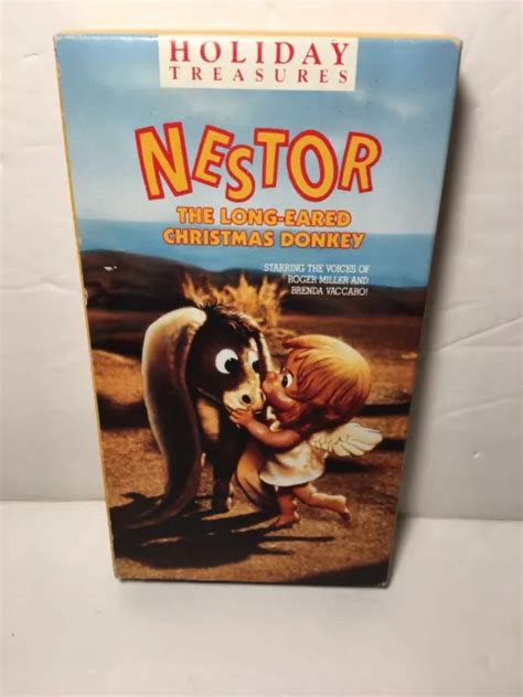 Nestor The Long Eared Christmas Donkey Vhs Miller Vaccaro Holiday