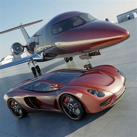Le Jet Priv Rouge De Vos Reves Une Voiture De Luxe Rouge Luxury