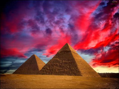 Gizeh Pyramids Of Giza Pensive Nature Beauty Hd Wallpaper Eiffel