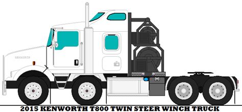 All our 3d models was created on real car base and maximally close to the original. 2015 Kenworth T800 Twin Steer Winch Truck by mcspyder1 on ...