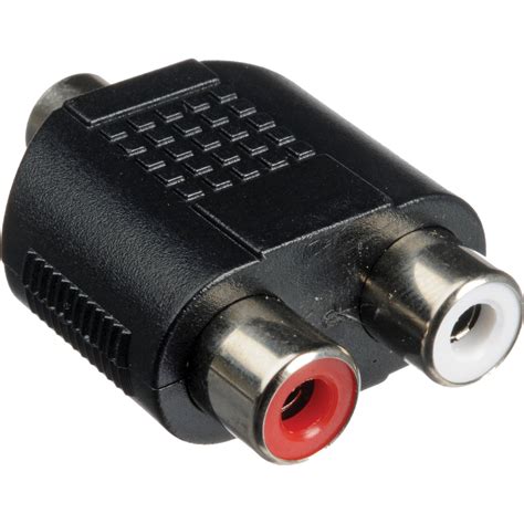 Hosa Technology GRF341 Stereo Mini To 2 RCA Adapter GRF 341 B H