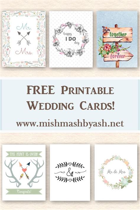 Free Printable Wedding Cards Need A Last Minute Wedding Card And Dont