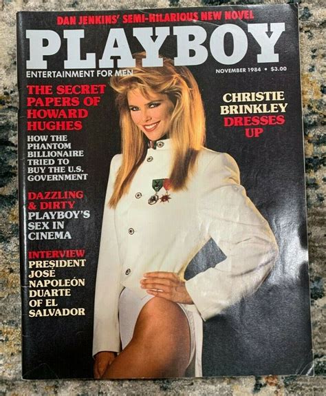 Mavin Playboy Magazine November 1984 Christie Brinkley Cover