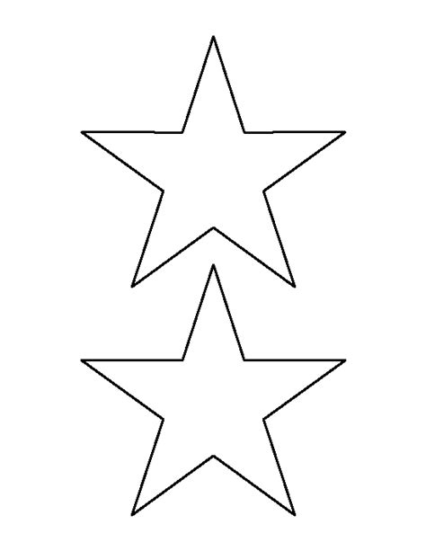 Printable 5 Inch Star Template