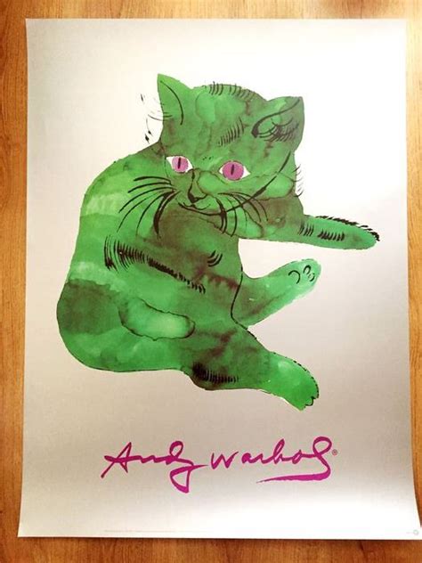 Kunst Antiquitäten And Kunst Cat From 25 Cats Named Sam And One Blue Pussy Andy Warhol 1954